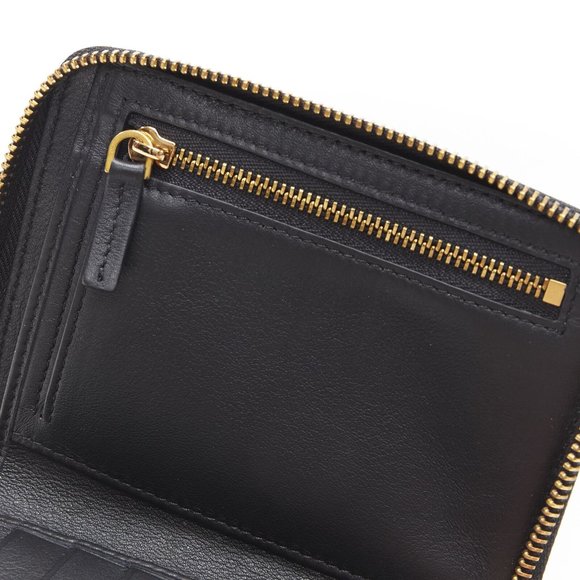 VERSACE Baroque Medusa Leather Zip Around Wallet - Picture 5 of 7